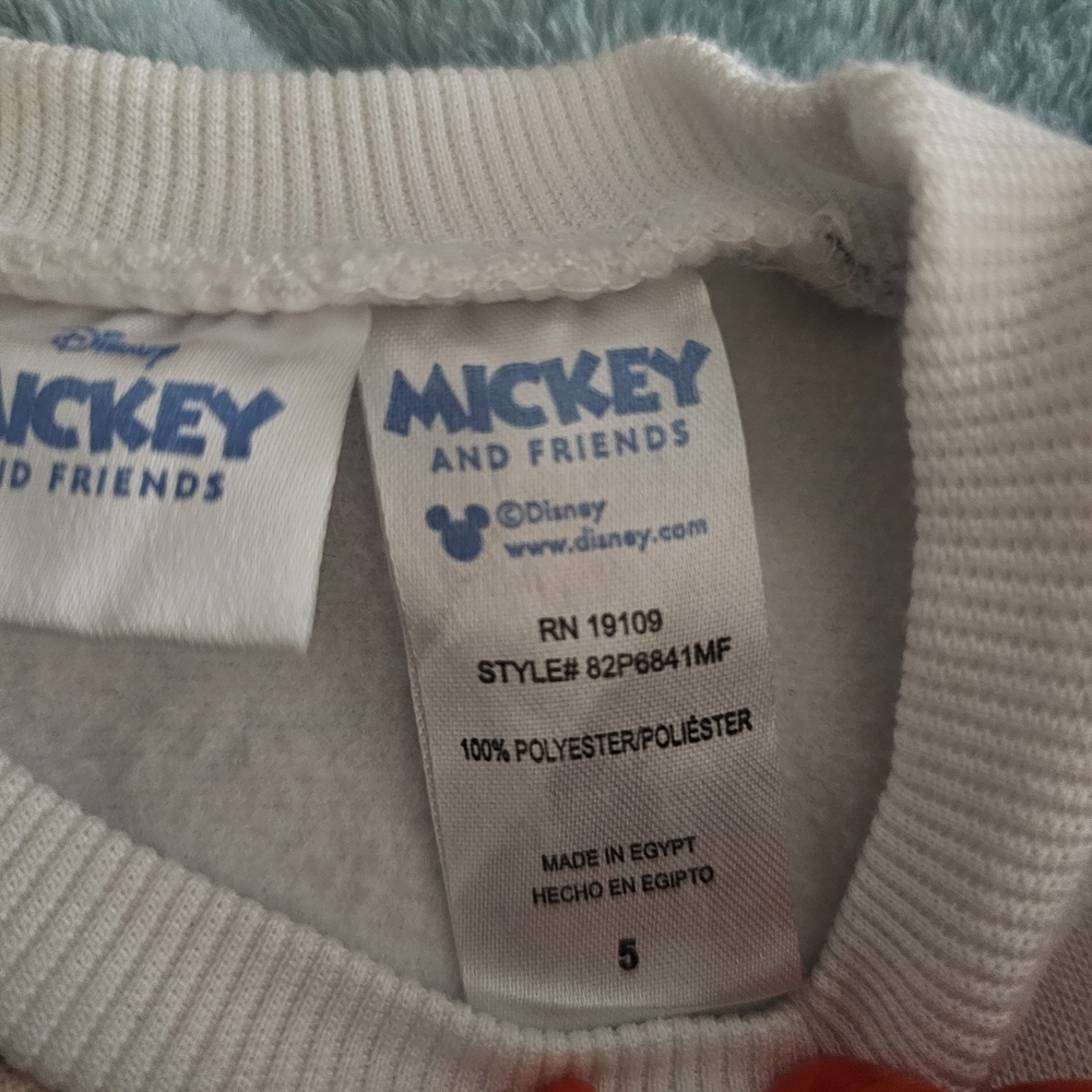 Disney Pink and Blue Sweatshirt with Iconic Characters - Picture 4 of 4